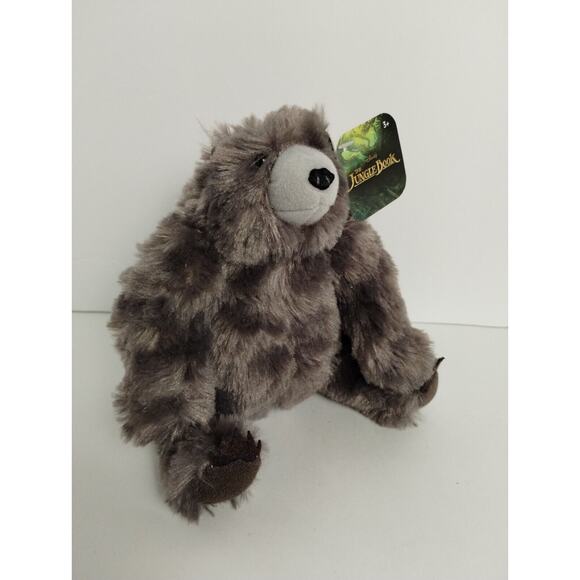 Baloo Bear 7" Plush Disney Jungle Book Movie Stuffed Toy Just Play - Realistic - Picture 1 of 4
